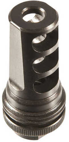 SilencerCo AC857 ASR 338 Caliber Muzzle Brake 5/8"-24 tpi Black Steel